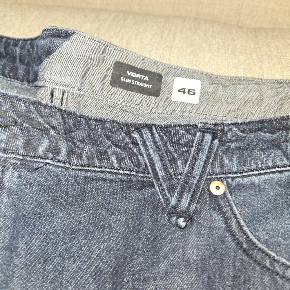 Volcom Men's Slim Straight Jeans - Dark Blue